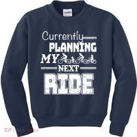 Currently Planning My Next Ride Kids Sweatshirt thumb 0