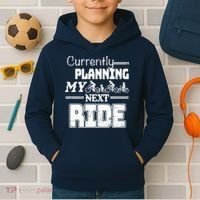 Currently Planning My Next Ride Kids Hoodie thumb 2