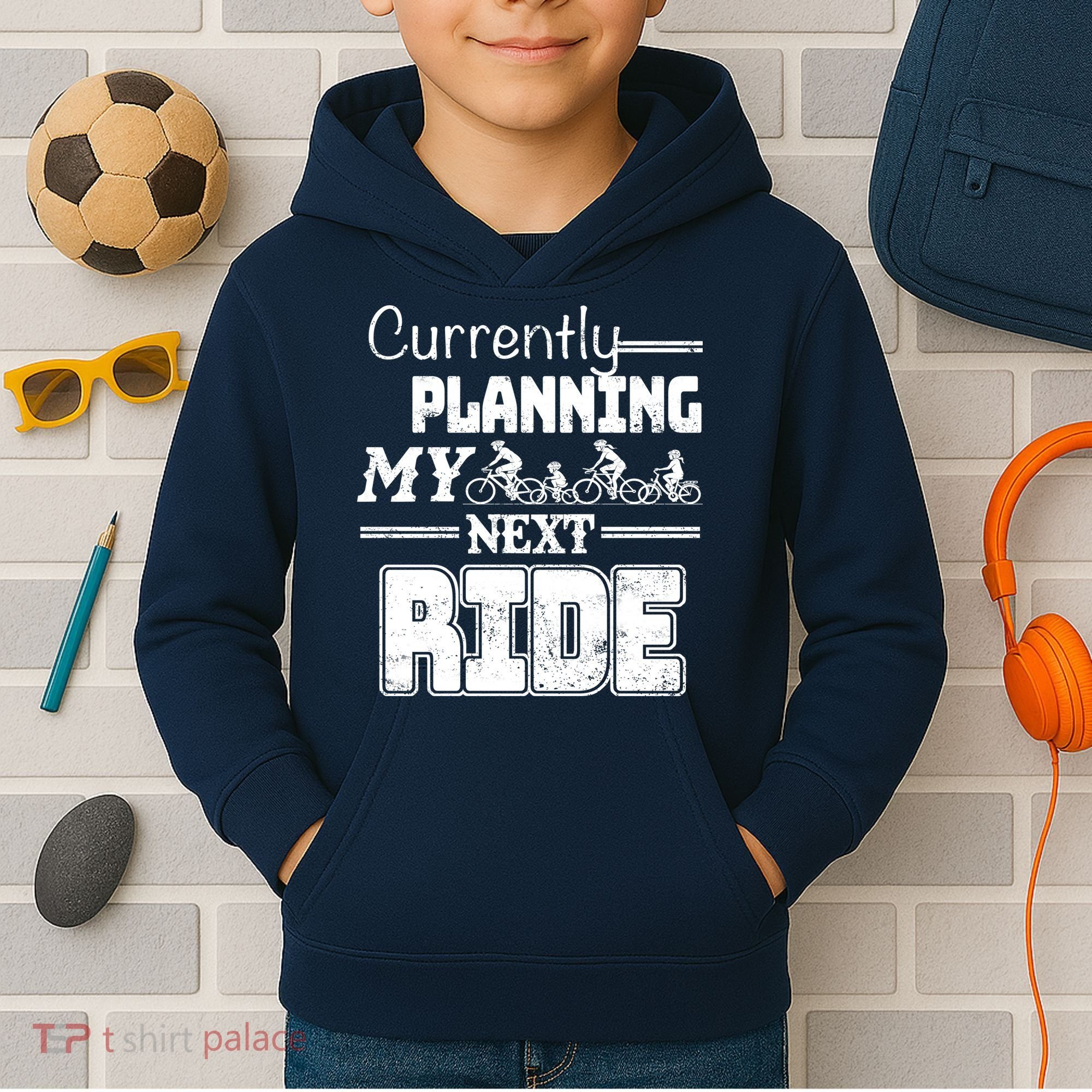 Currently Planning My Next Ride Kids Hoodie