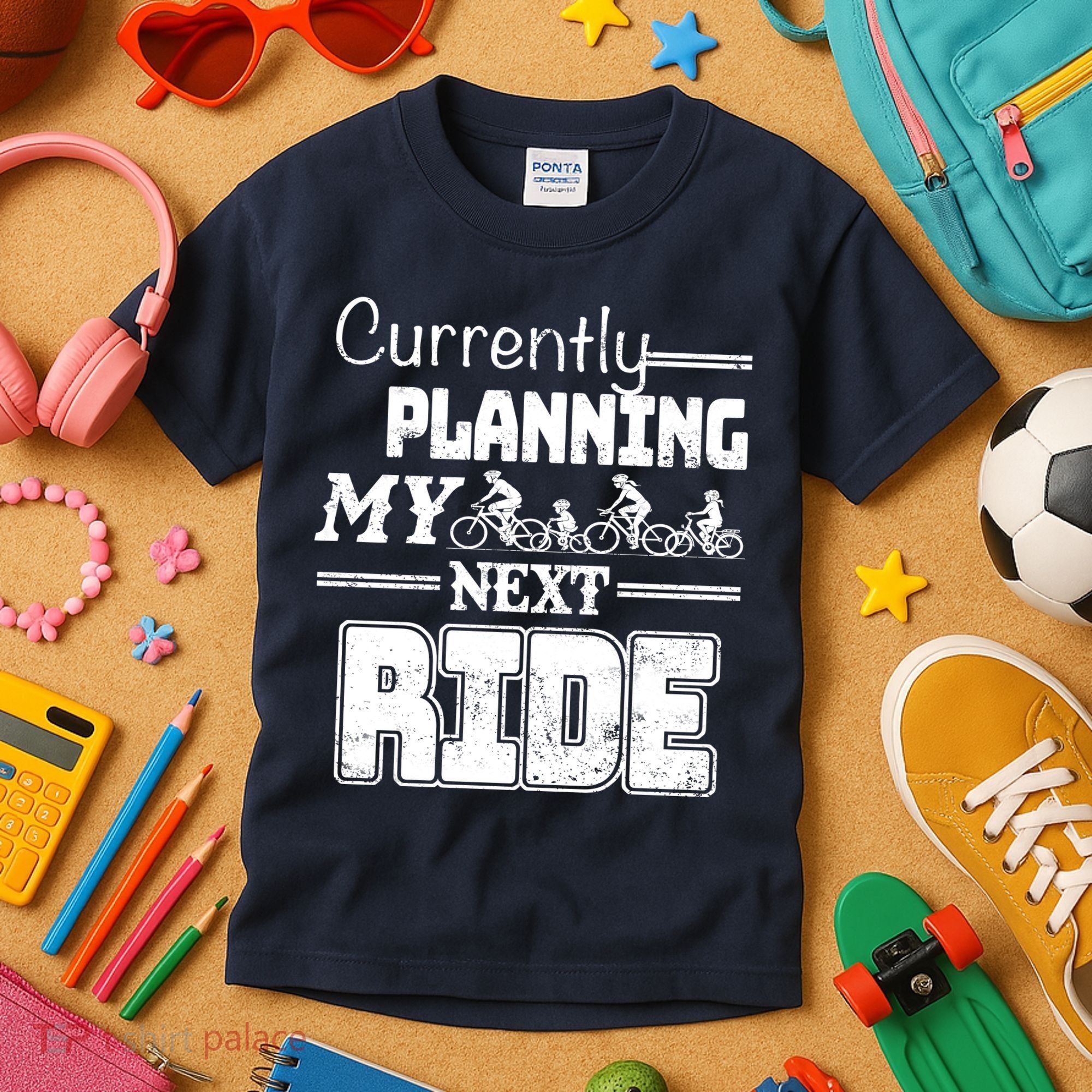 Currently Planning My Next Ride Kids T-Shirt
