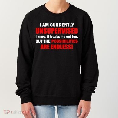 Currently Unsupervised Possibilities Are Endless Women's Sweatshirt