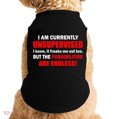 Currently Unsupervised Possibilities Are Endless Doggie Tank