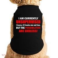 Currently Unsupervised Possibilities Are Endless Doggie Tank thumb 0