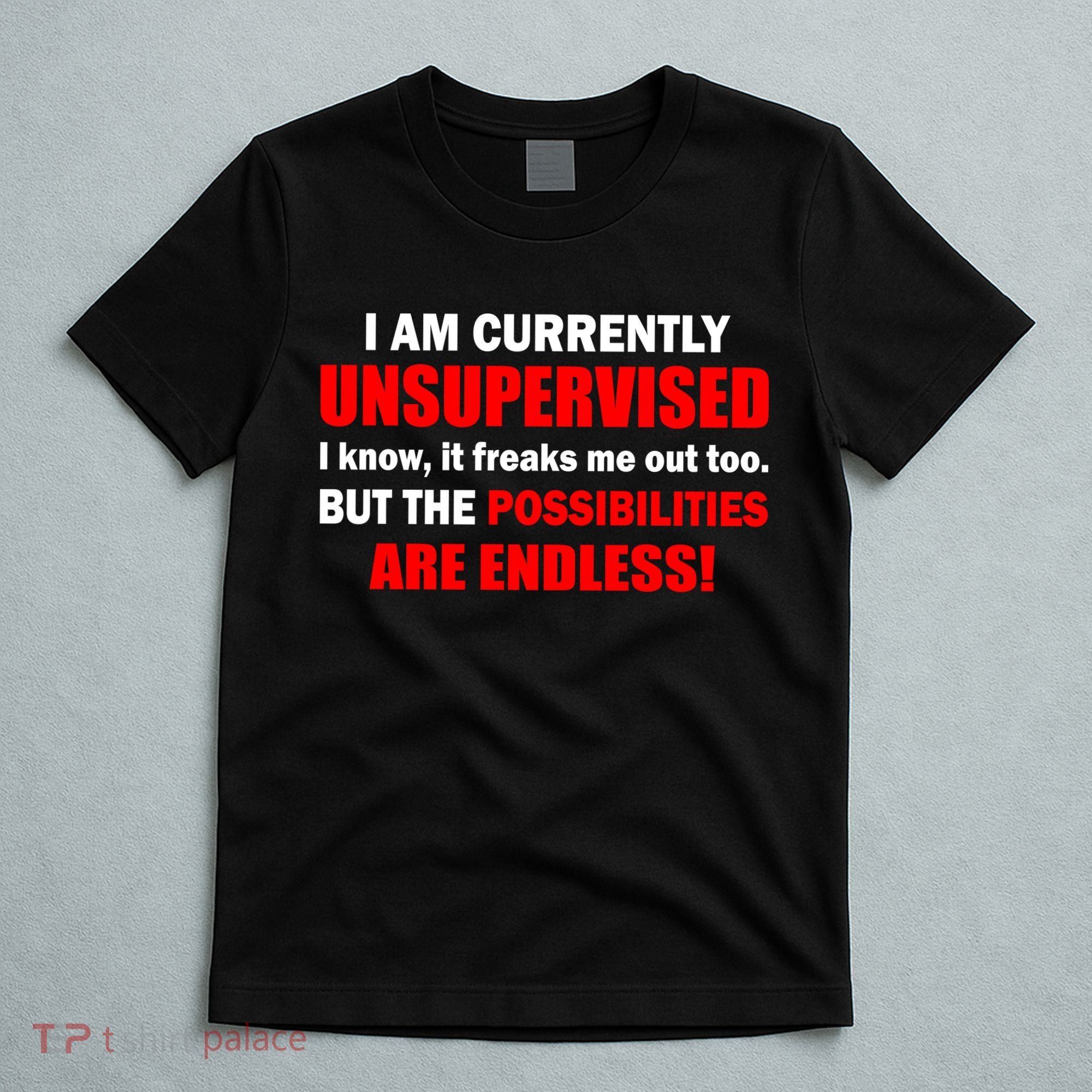 Currently Unsupervised Possibilities Are Endless T-Shirt