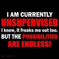 Currently Unsupervised Possibilities Are Endless Backpack thumb 2