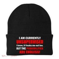 Currently Unsupervised Possibilities Are Endless Beanie thumb 0