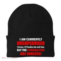 Currently Unsupervised Possibilities Are Endless Beanie thumb 0