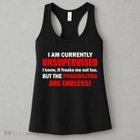 Currently Unsupervised Possibilities Are Endless Women's Tank Top thumb 3