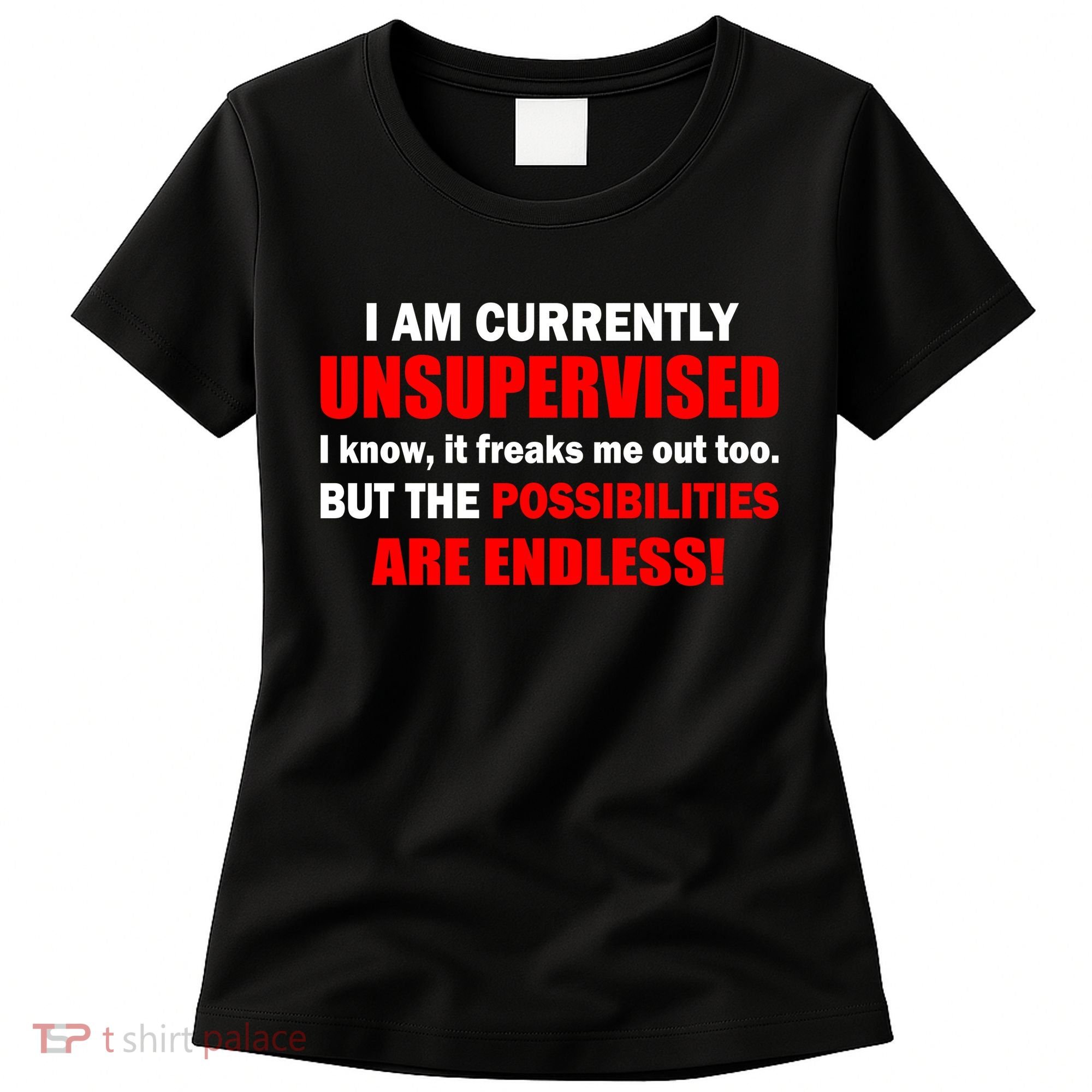 Currently Unsupervised Possibilities Are Endless Women's T-Shirt
