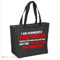 Currently Unsupervised Possibilities Are Endless Tote Bag thumb 2
