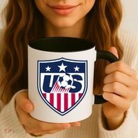 Cool Usa Soccer Team Jersey Coffee Mug thumb 3
