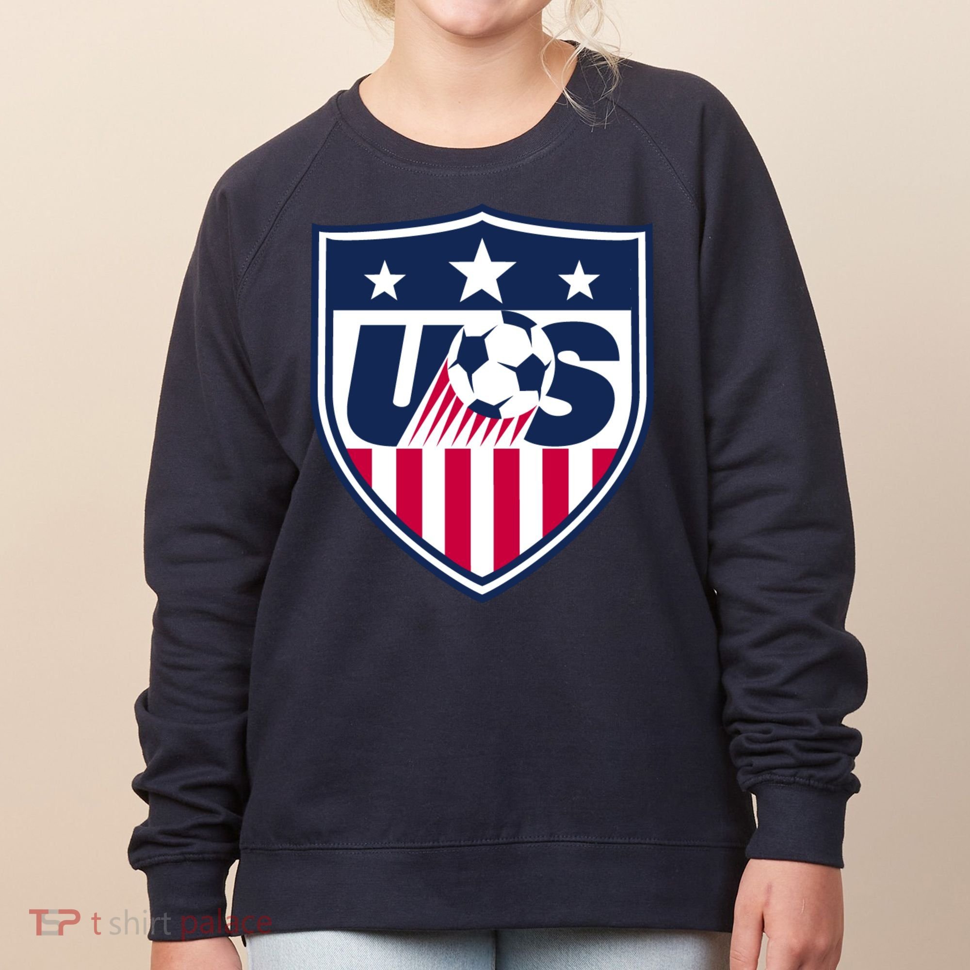 Cool Usa Soccer Team Jersey Women's Sweatshirt