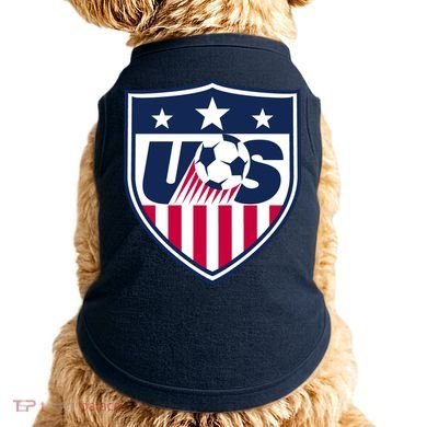 Cool Usa Soccer Team Jersey Doggie Tank