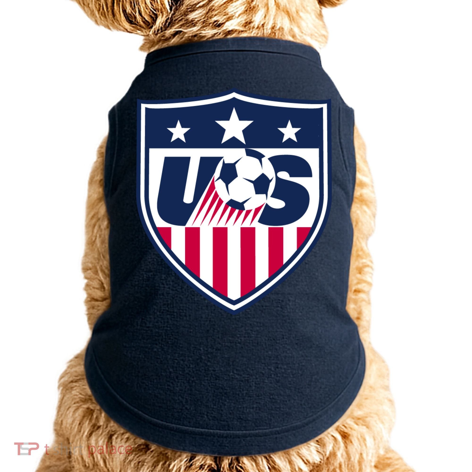 Cool Usa Soccer Team Jersey Doggie Tank