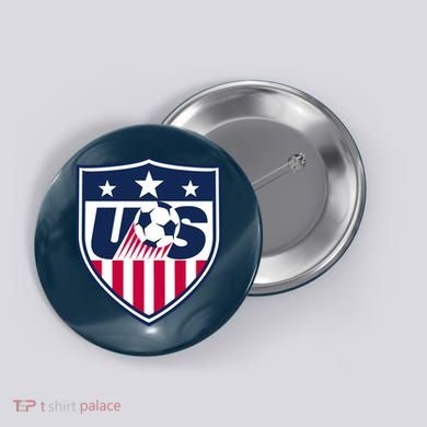 Cool Usa Soccer Team Jersey Button