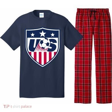 Cool Usa Soccer Team Jersey Pajama Set