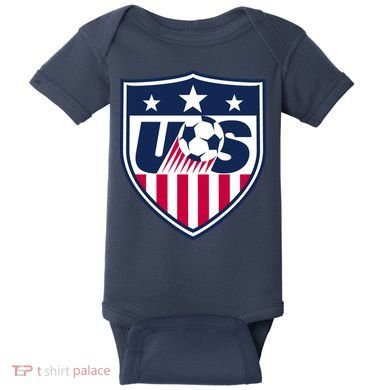 Cool Usa Soccer Team Jersey Baby Bodysuit