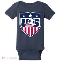 Cool Usa Soccer Team Jersey Baby Bodysuit thumb 0