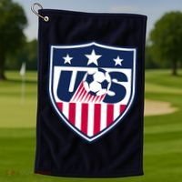 Cool Usa Soccer Team Jersey Golf Towel thumb 1