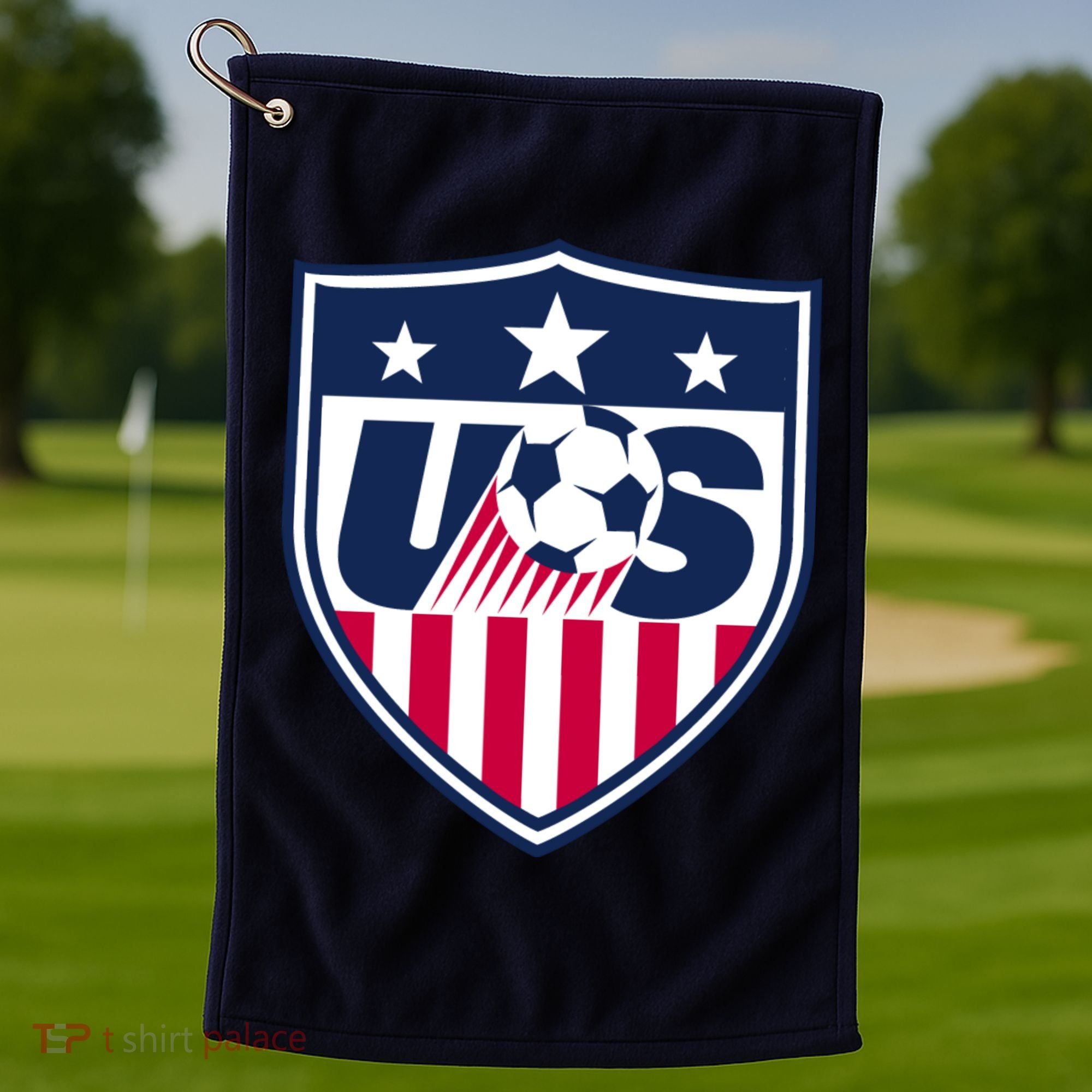 Cool Usa Soccer Team Jersey Golf Towel