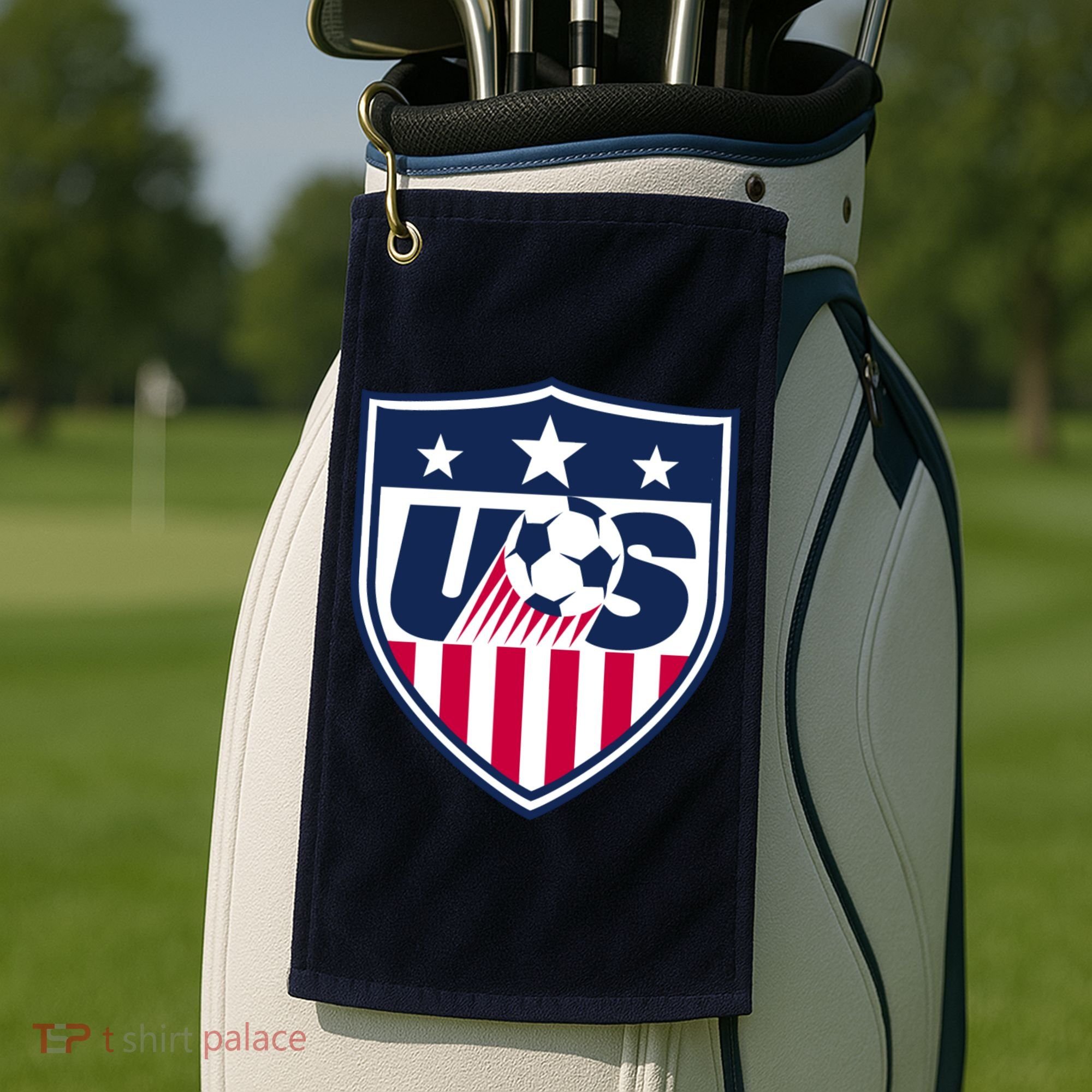 Cool Usa Soccer Team Jersey Golf Towel