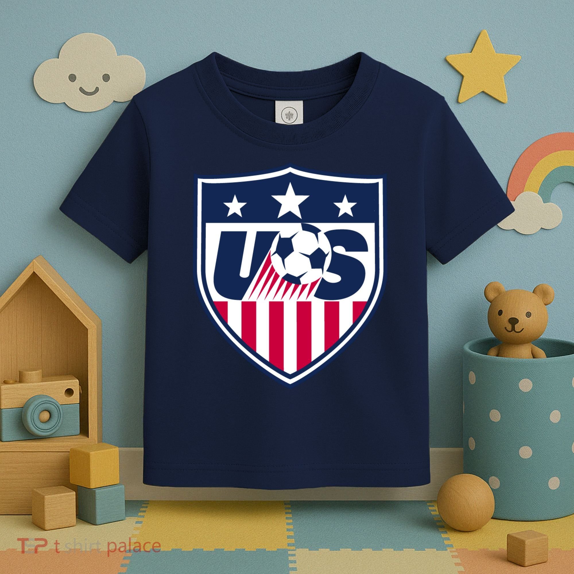 Cool Usa Soccer Team Jersey Toddler T-Shirt