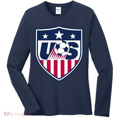 Cool Usa Soccer Team Jersey Women's Long Sleeve Shirt