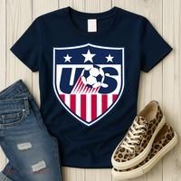 Cool Usa Soccer Team Jersey Women's T-Shirt thumb 3