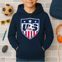 Cool Usa Soccer Team Jersey Kids Hoodie thumb 2