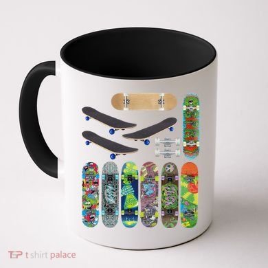 Cool Unique Skateboards Design Mash Up Coffee Mug