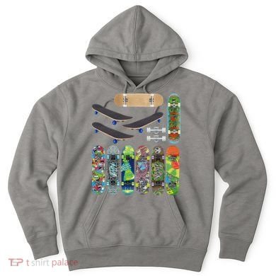 Cool Unique Skateboards Design Mash Up Hoodie
