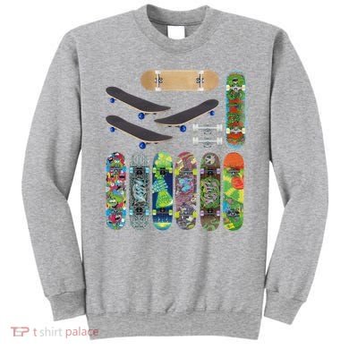 Cool Unique Skateboards Design Mash Up Sweatshirt