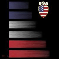 Cool USA Soccer Jersey Stripes Ornament thumb 1