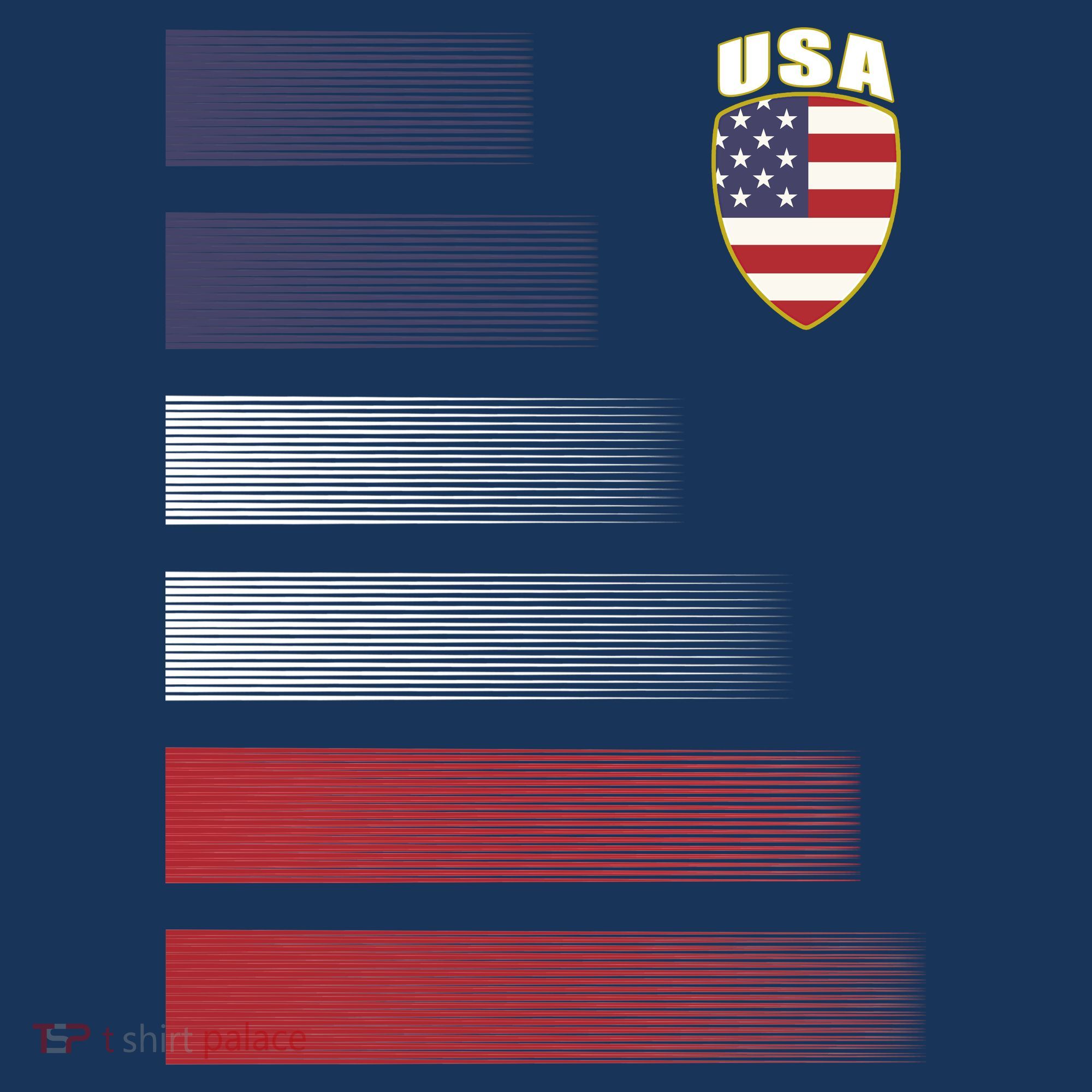 Cool USA Soccer Jersey Stripes Women's Tank Top
