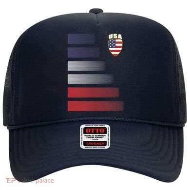 Cool USA Soccer Jersey Stripes Hat