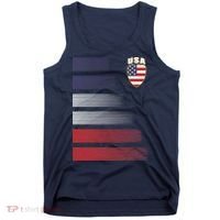 Cool USA Soccer Jersey Stripes Tank Top thumb 0