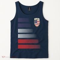 Cool USA Soccer Jersey Stripes Tank Top thumb 2