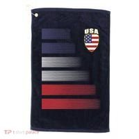 Cool USA Soccer Jersey Stripes Golf Towel thumb 0