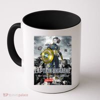 Captain Ukraine Stand With Zelenskyy I Dont Need A Ride Ammo Army Coffee Mug thumb 0