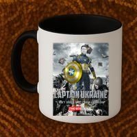 Captain Ukraine Stand With Zelenskyy I Dont Need A Ride Ammo Army Coffee Mug thumb 2