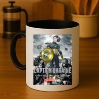 Captain Ukraine Stand With Zelenskyy I Dont Need A Ride Ammo Army Coffee Mug thumb 4