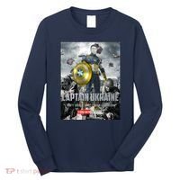 Captain Ukraine Stand With Zelenskyy I Dont Need A Ride Ammo Army Long Sleeve Shirt thumb 0