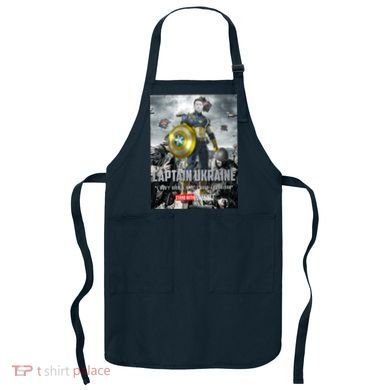 Captain Ukraine Stand With Zelenskyy I Dont Need A Ride Ammo Army Apron