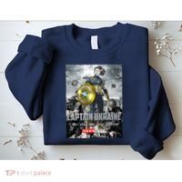 Captain Ukraine Stand With Zelenskyy I Dont Need A Ride Ammo Army Sweatshirt thumb 2
