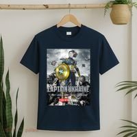 Captain Ukraine Stand With Zelenskyy I Dont Need A Ride Ammo Army T-Shirt thumb 2