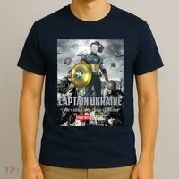 Captain Ukraine Stand With Zelenskyy I Dont Need A Ride Ammo Army T-Shirt thumb 3