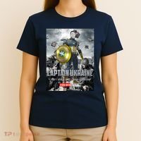 Captain Ukraine Stand With Zelenskyy I Dont Need A Ride Ammo Army T-Shirt thumb 4
