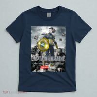 Captain Ukraine Stand With Zelenskyy I Dont Need A Ride Ammo Army T-Shirt thumb 5
