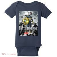 Captain Ukraine Stand With Zelenskyy I Dont Need A Ride Ammo Army Baby Bodysuit thumb 0