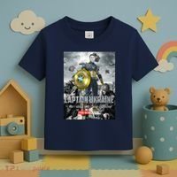 Captain Ukraine Stand With Zelenskyy I Dont Need A Ride Ammo Army Toddler T-Shirt thumb 3